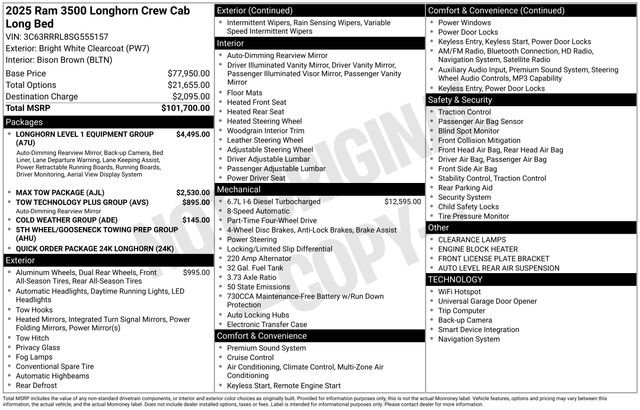New 2025 RAM 3500 Longhorn image 4