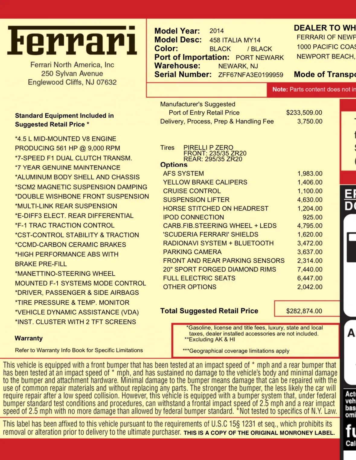 Used 2014 Ferrari 458 Italia Coupe image 26
