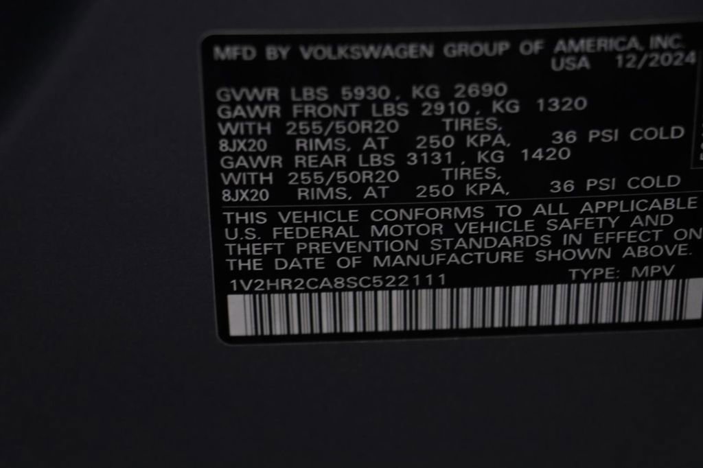 Used 2025 Volkswagen Atlas SE w/ Black Wheel Package image 22