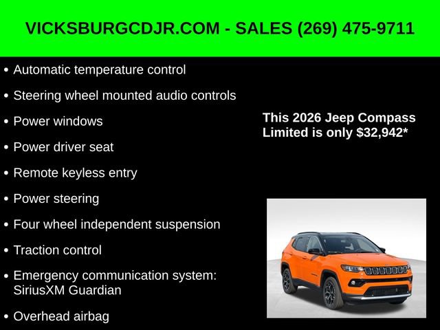 New 2026 Jeep Compass Limited image 11