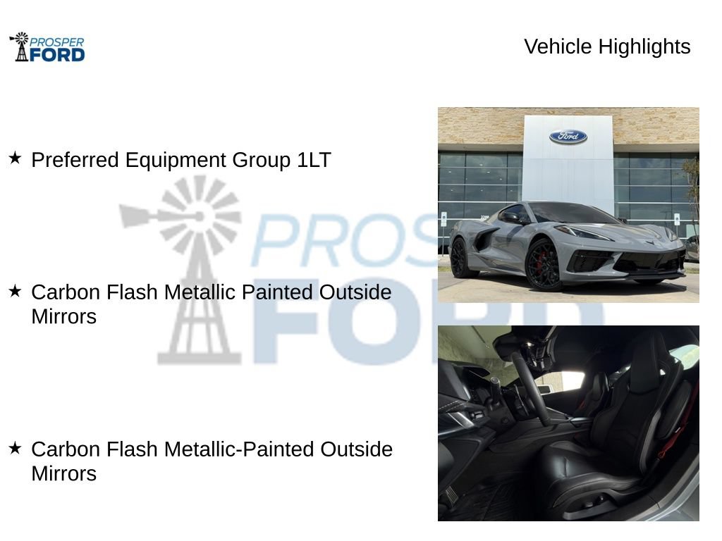 Used 2024 Chevrolet Corvette Stingray Coupe w/ 1LT RWD image 5