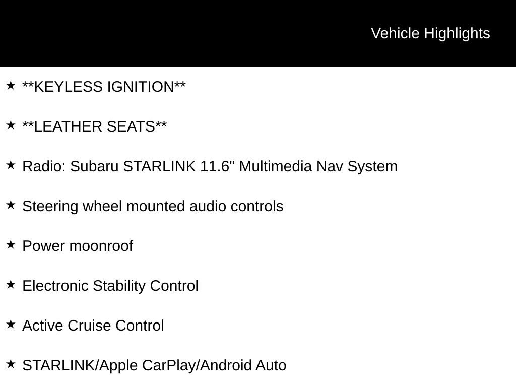 Used 2023 Subaru Ascent Onyx Edition Limited AWD/4WD image 6