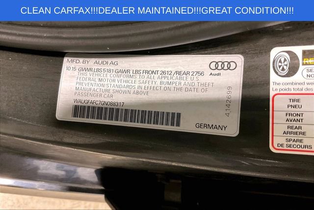 Used 2016 Audi A6 2.0T Premium Plus w/ Premium Plus Package image 35