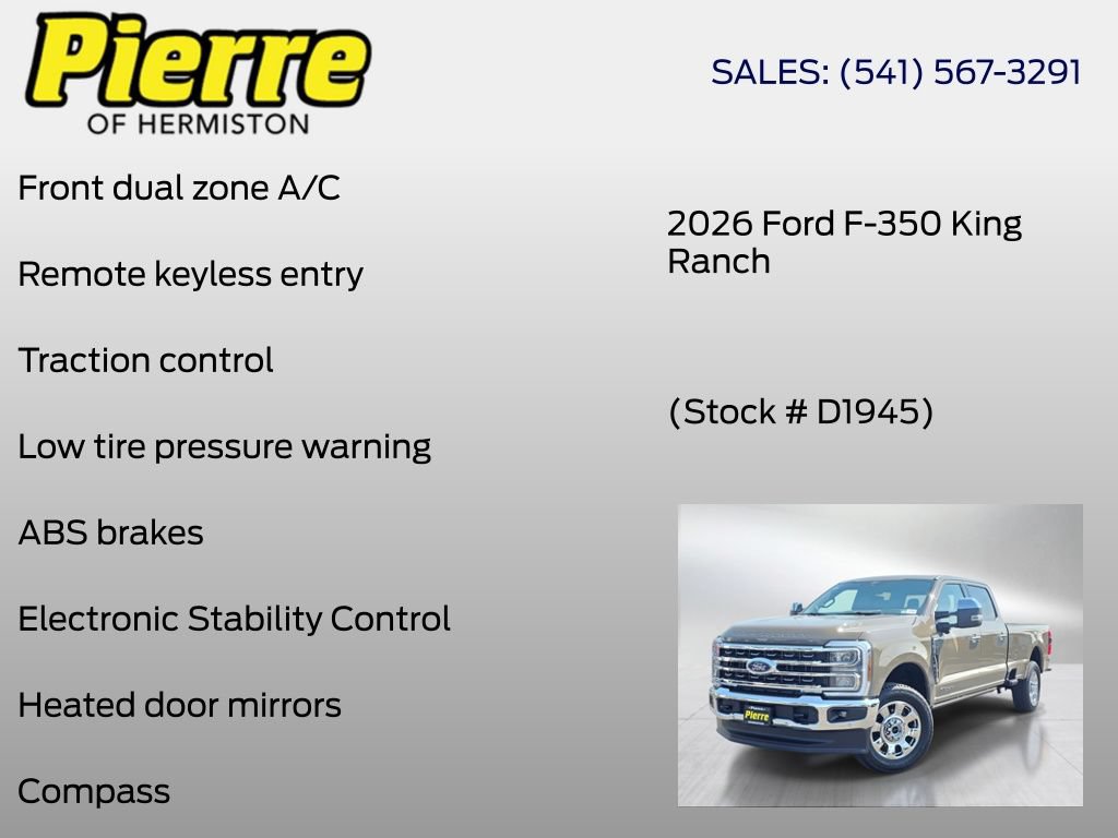 New 2026 Ford F350 King Ranch w/ Chrome Package AWD/4WD image 6