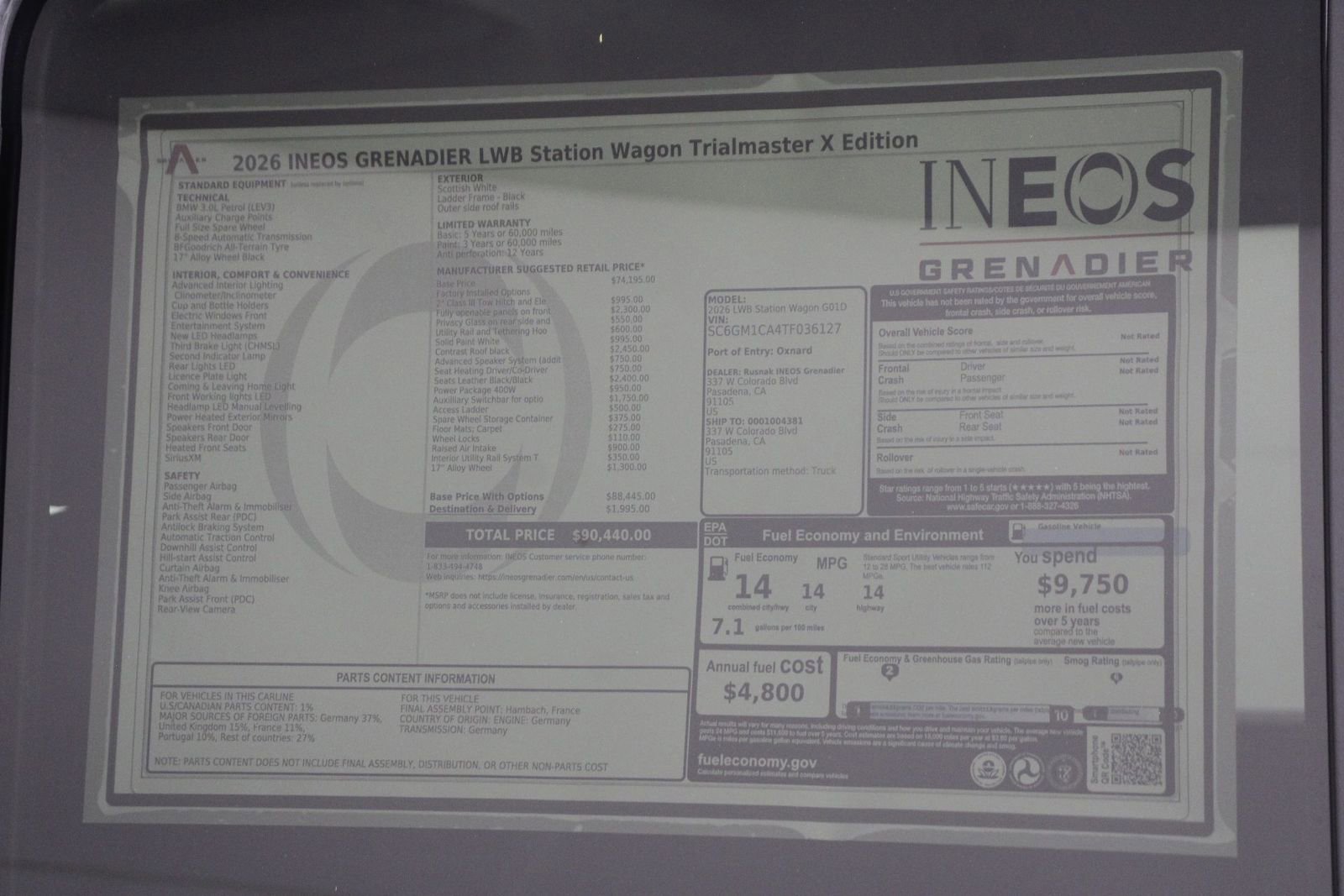 New 2026 INEOS Grenadier AWD/4WD image 23