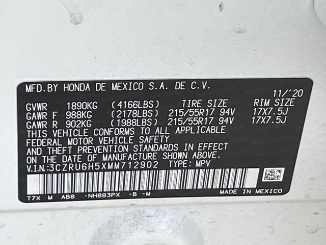 Used 2021 Honda HR-V EX image 30