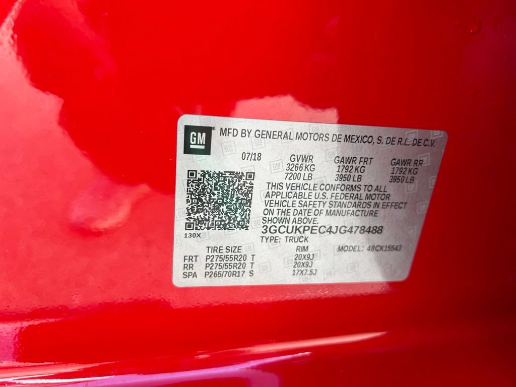 Used 2018 Chevrolet Silverado 1500 Custom w/ Custom Value Package AWD/4WD image 36