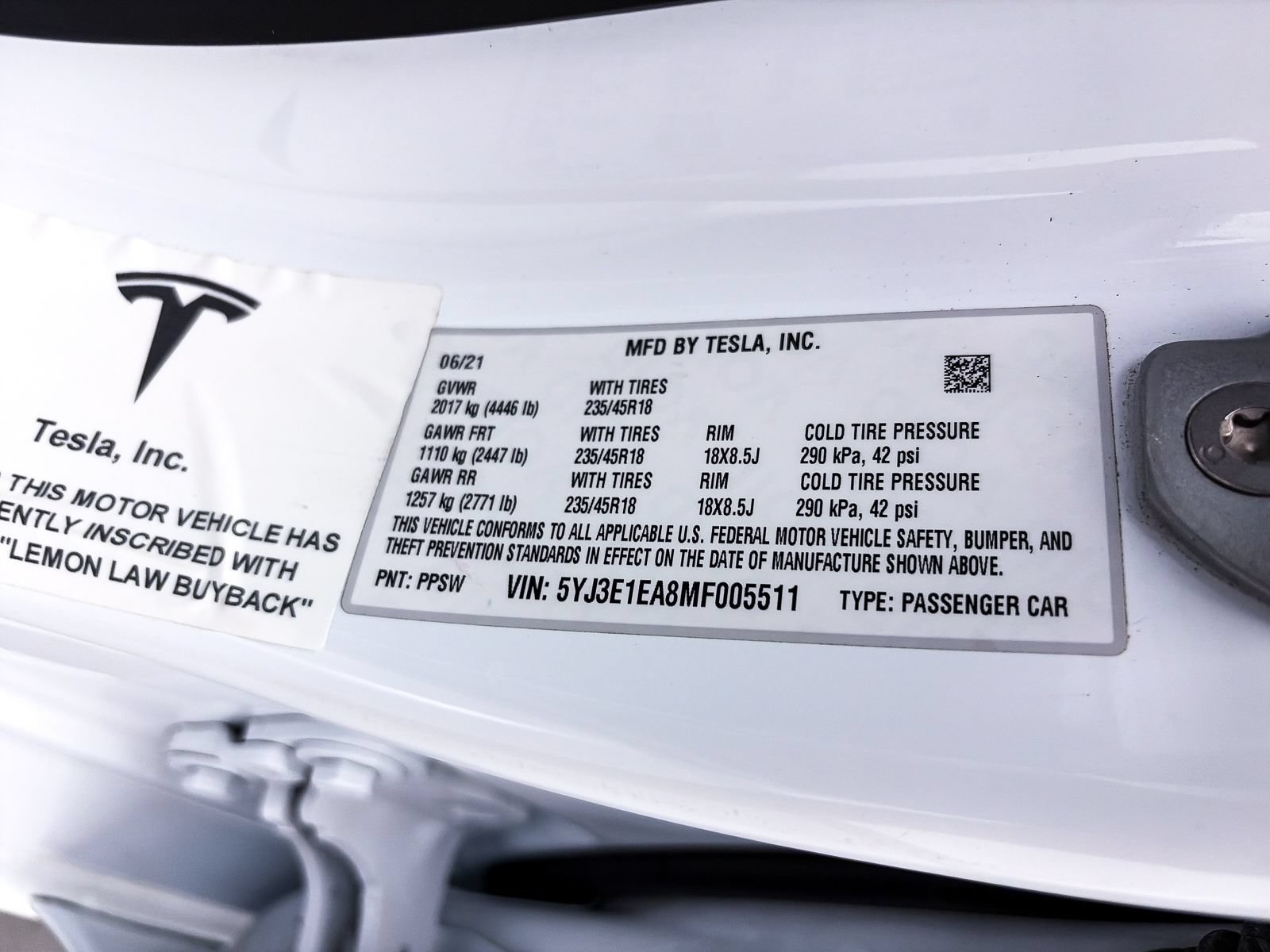 Used 2021 Tesla Model 3 Standard Range Plus RWD image 35