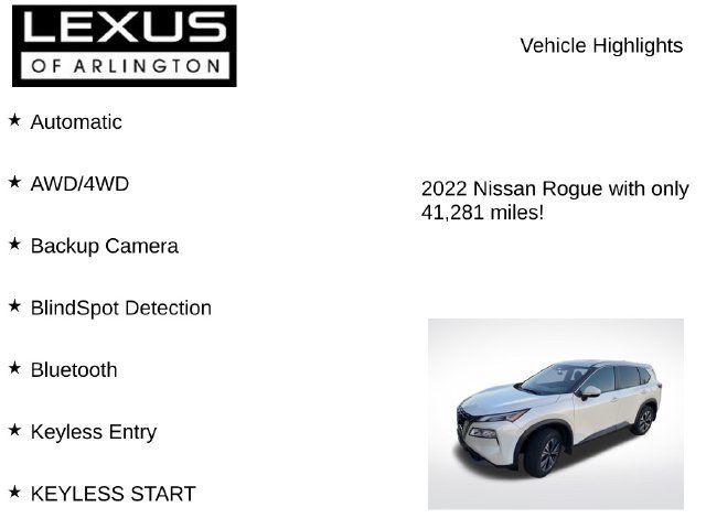 Used 2022 Nissan Rogue SV AWD/4WD image 7