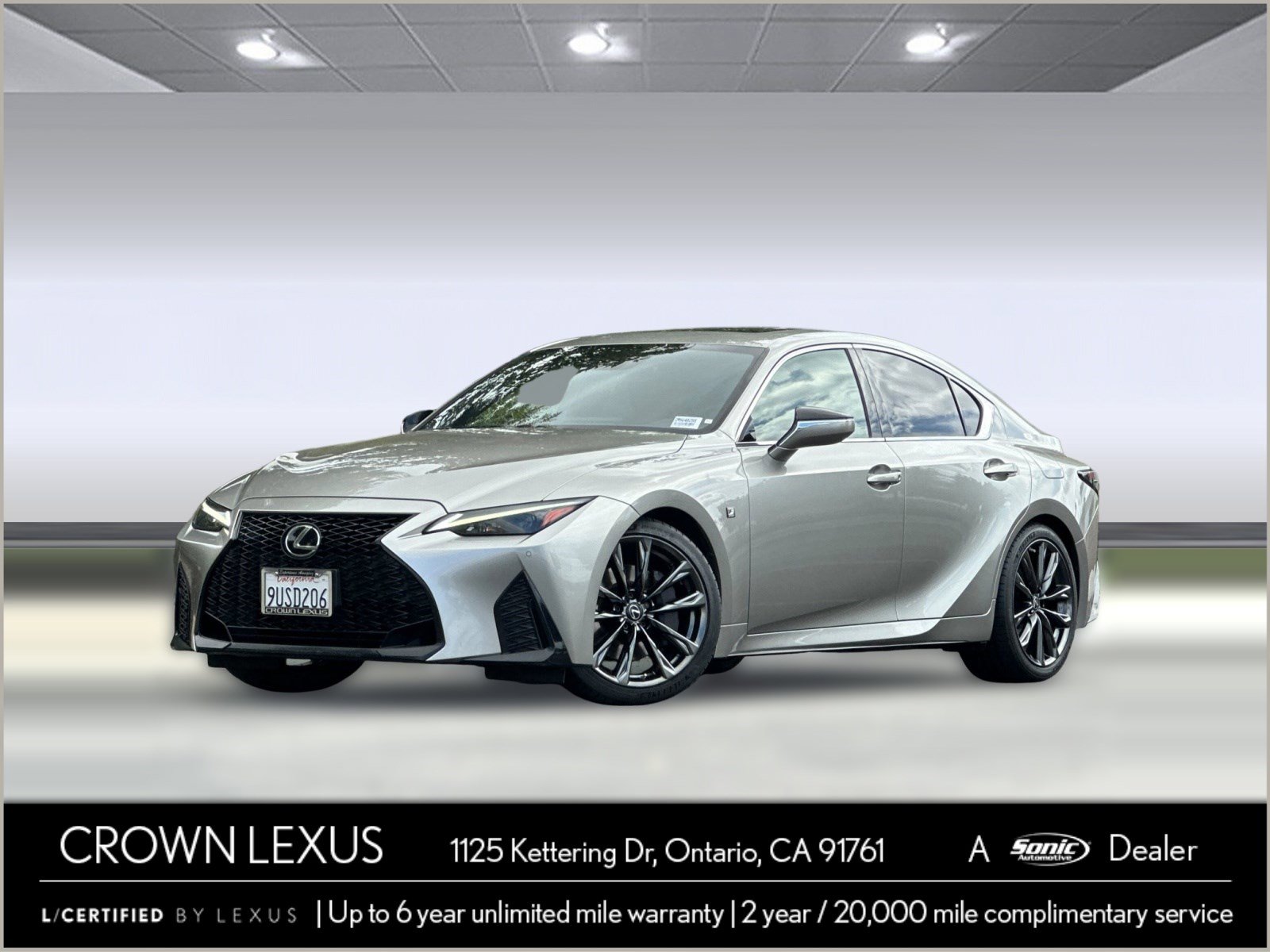 Certified 2021 Lexus IS 350 F Sport w/ Navigation Package image 1