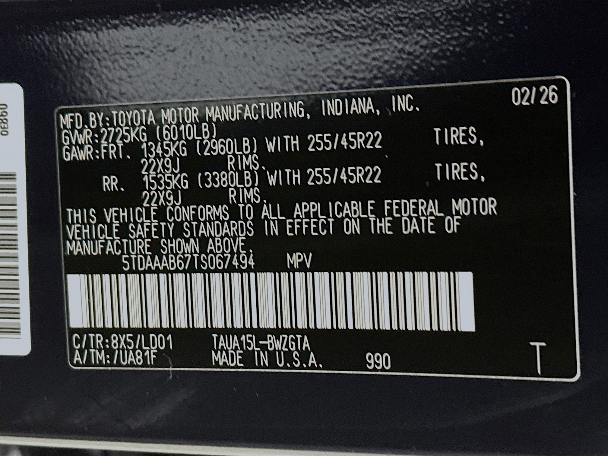 New 2026 Lexus TX 350 AWD w/ Technology Package image 33