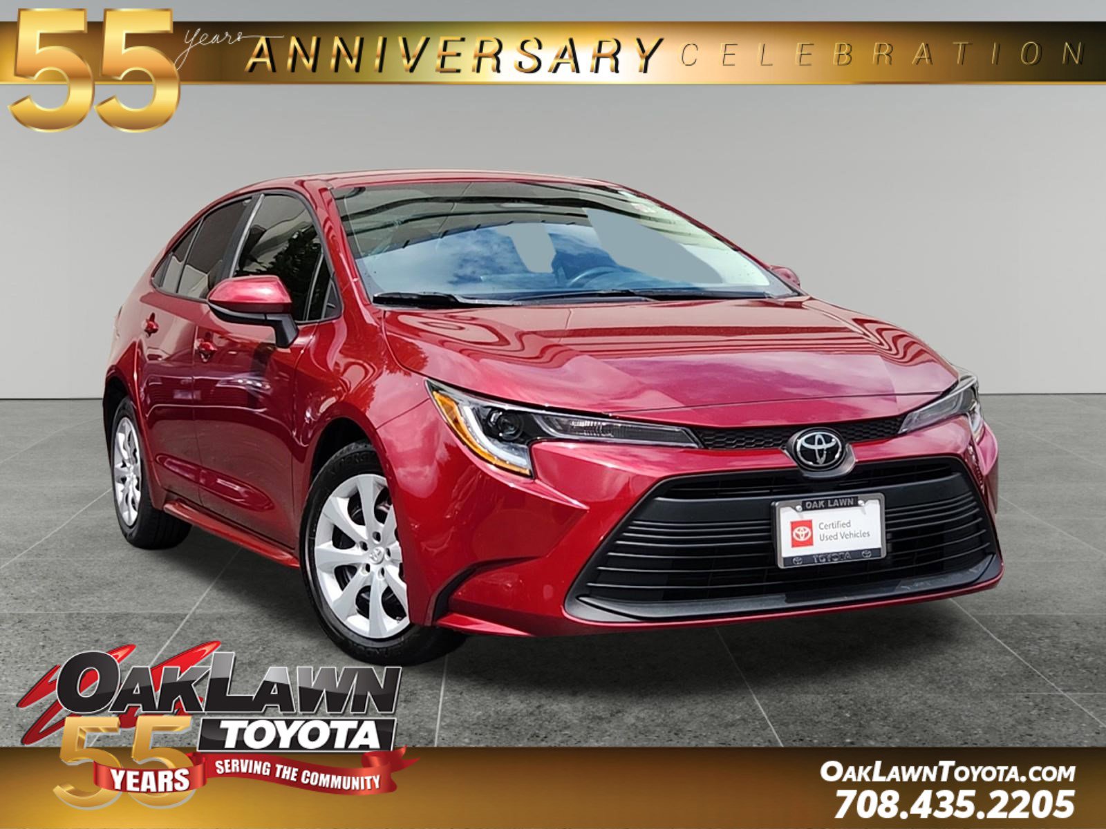 Certified 2025 Toyota Corolla LE FWD image 1