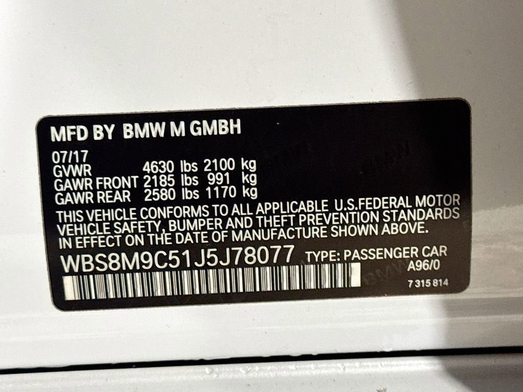 Used 2018 BMW M3 Base image 32