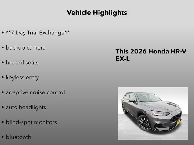 New 2026 Honda HR-V EX-L image 5