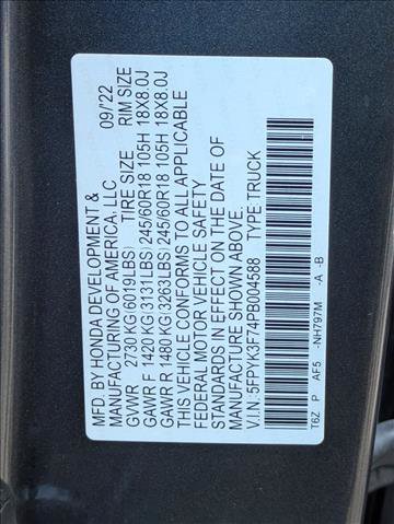 Used 2023 Honda Ridgeline RTL-E image 24