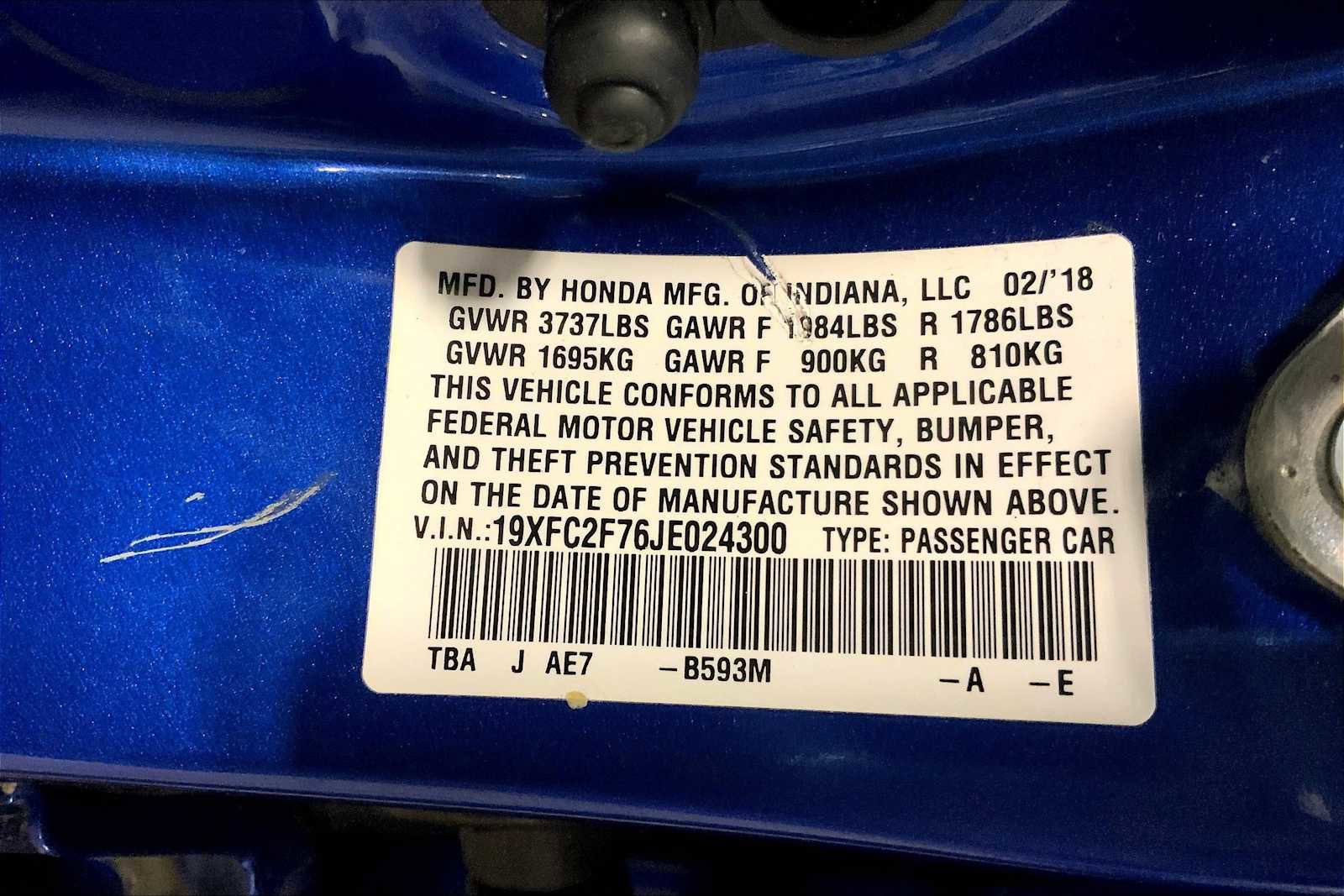 Used 2018 Honda Civic EX image 33