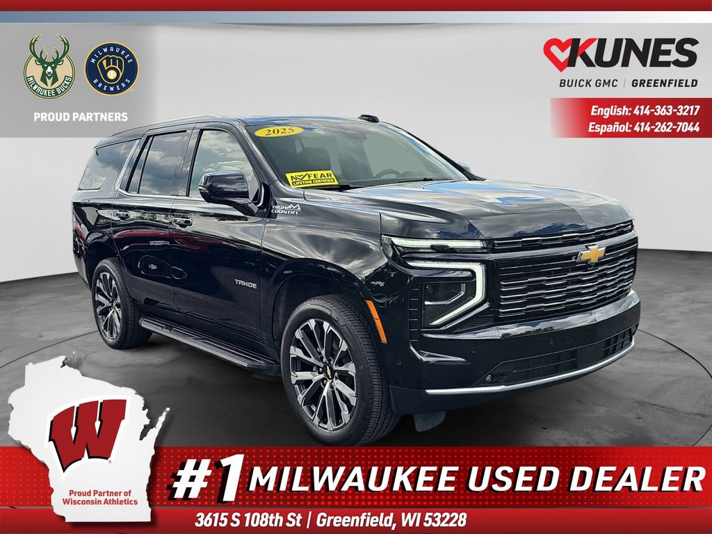 Used 2025 Chevrolet Tahoe High Country w/ Sun And Tow Package AWD/4WD image 1