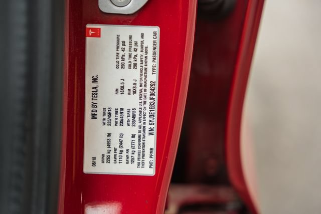Used 2018 Tesla Model 3 Long Range AWD/4WD image 42