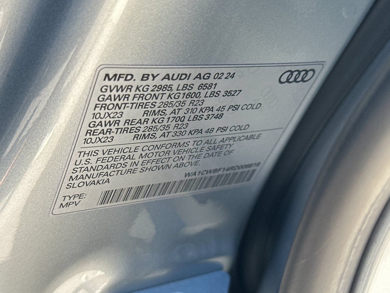 Used 2024 Audi SQ8 Prestige AWD/4WD image 35