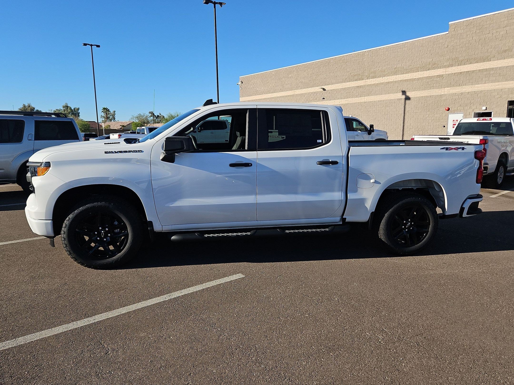 New 2026 Chevrolet Silverado 1500 Custom w/ Turbomax Blackout Package AWD/4WD image 11