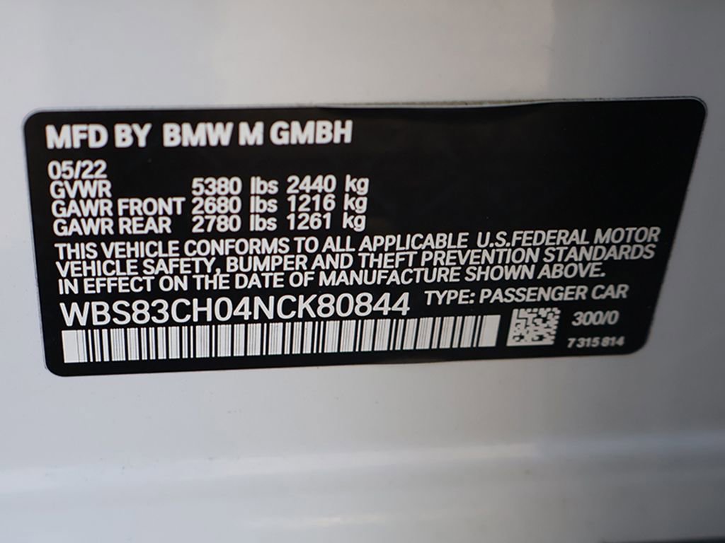 Used 2022 BMW M5 w/ Competition Package image 61