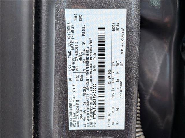 Certified 2025 Ford F150 Lariat w/ Equipment Group 501A Mid AWD/4WD image 23