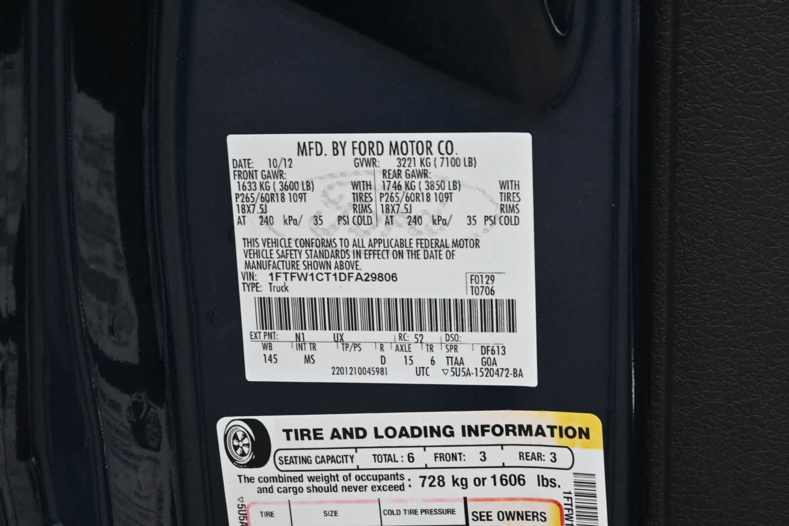 Used 2013 Ford F150 XLT w/ Luxury Equipment Group RWD image 29