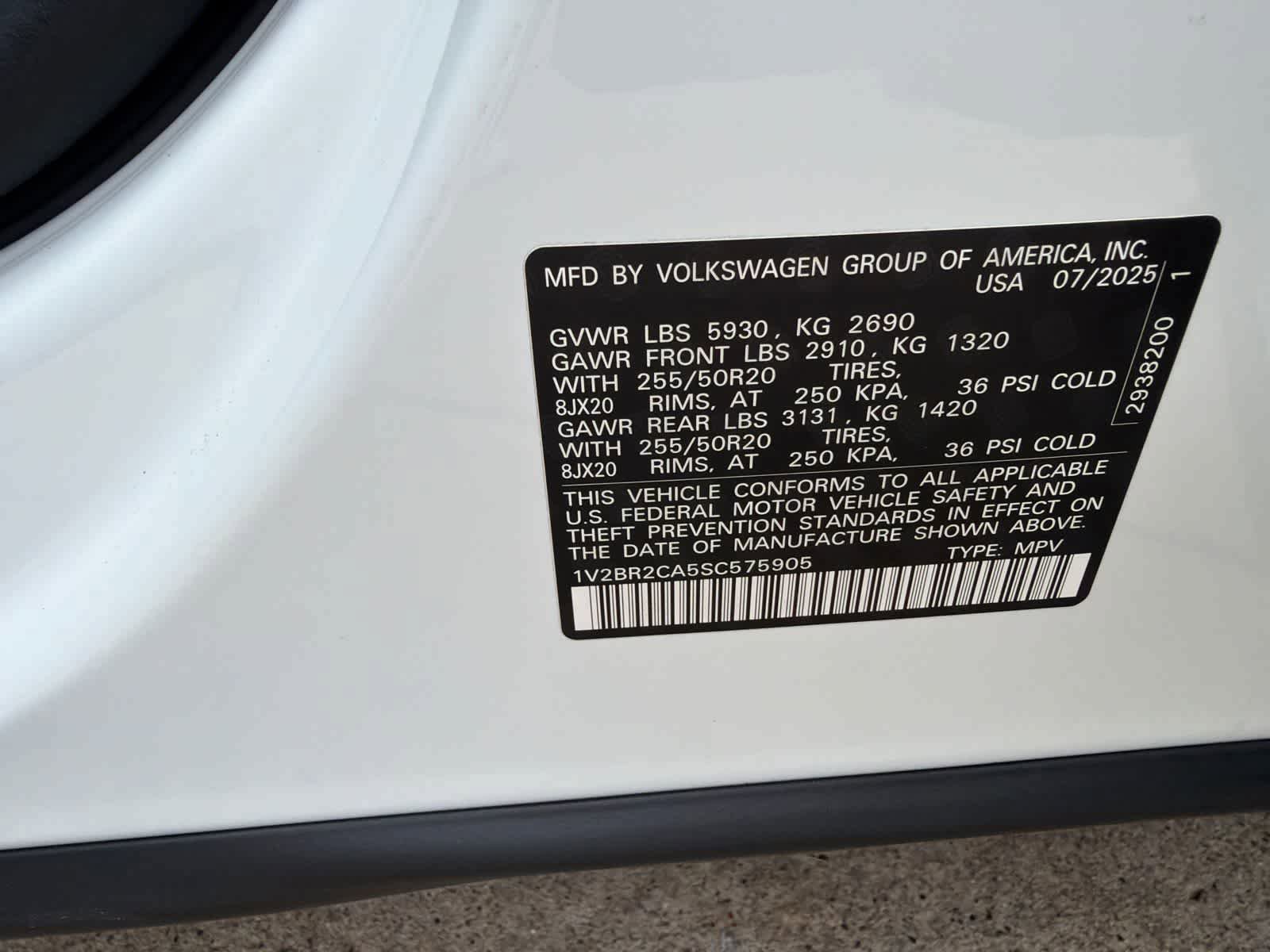 Used 2025 Volkswagen Atlas SEL image 21