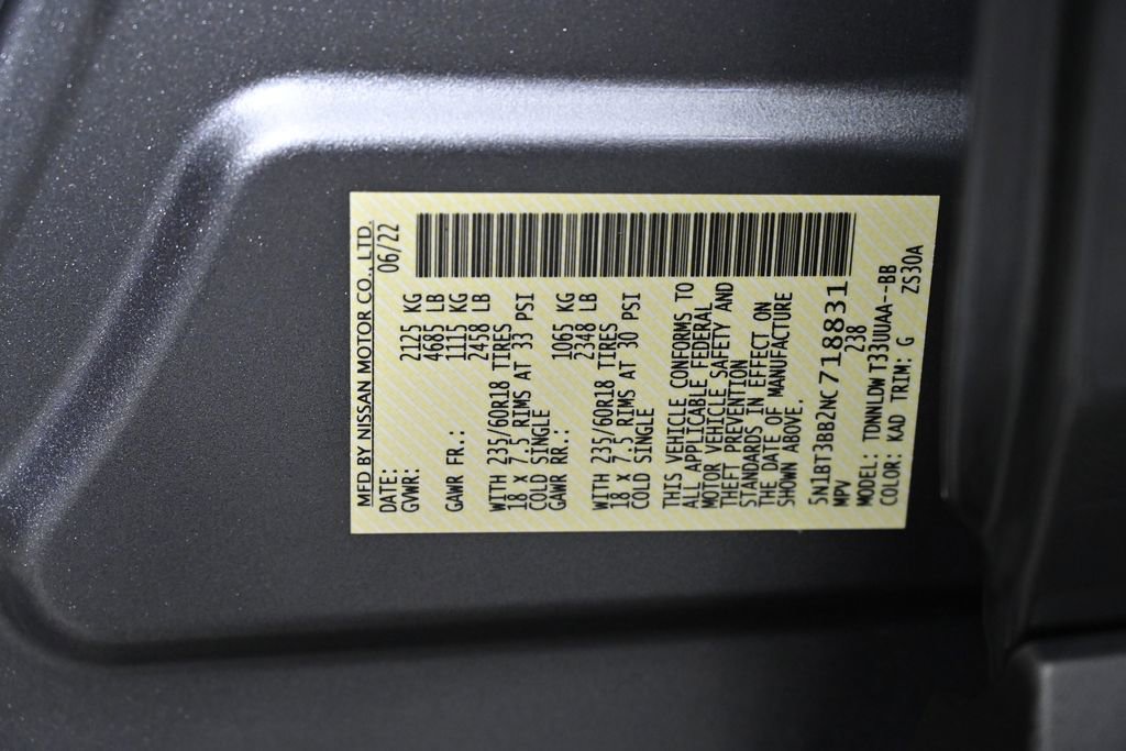 Used 2022 Nissan Rogue SV w/ SV Premium Package image 37