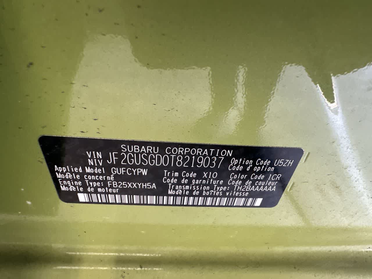 Used 2026 Subaru Crosstrek 2.5i Sport w/ Crosstrek Mirror Package AWD/4WD image 29