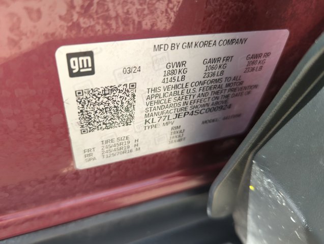 Used 2025 Chevrolet Trax RS w/ Sunroof Package FWD image 23