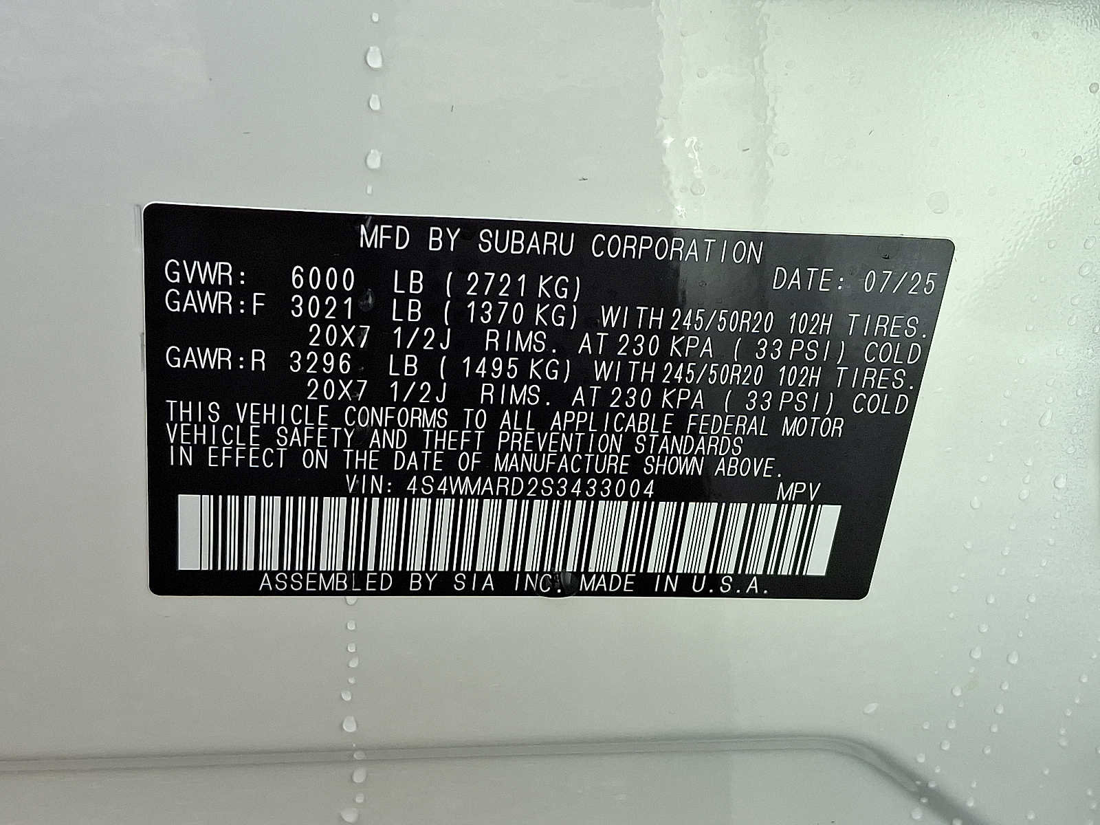 New 2025 Subaru Ascent Bronze Edition image 10