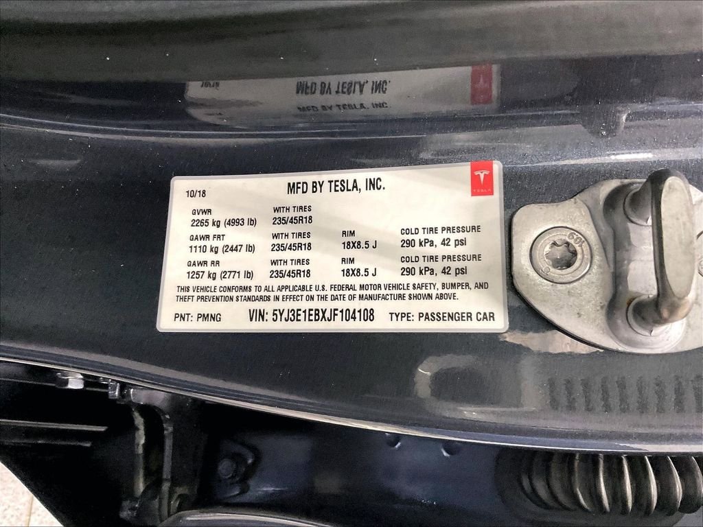 Used 2018 Tesla Model 3 Long Range AWD/4WD image 35