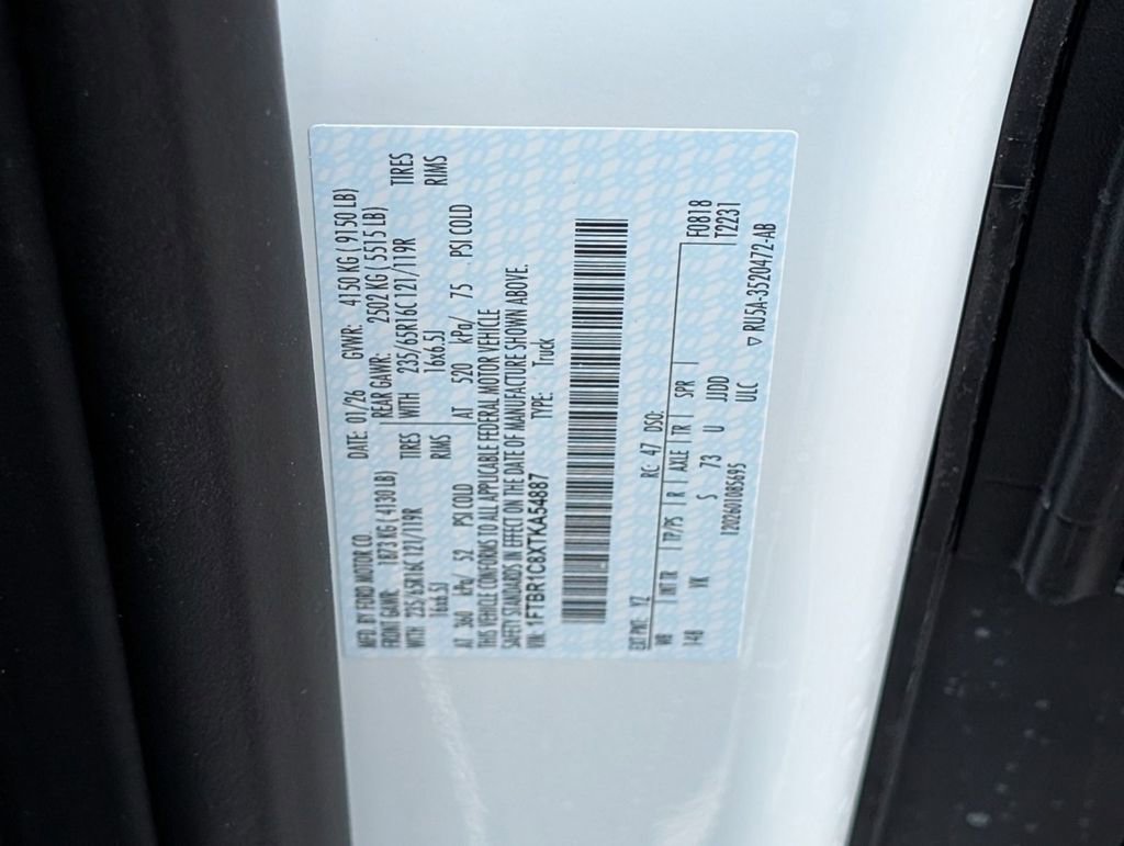 New 2026 Ford Transit 250 148 Medium Roof w/ Load Area Protection Package image 38