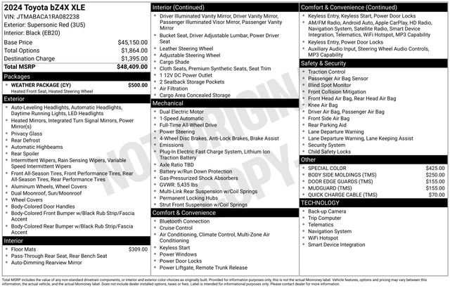 Certified 2024 Toyota bZ4X AWD w/ Weather Package image 35