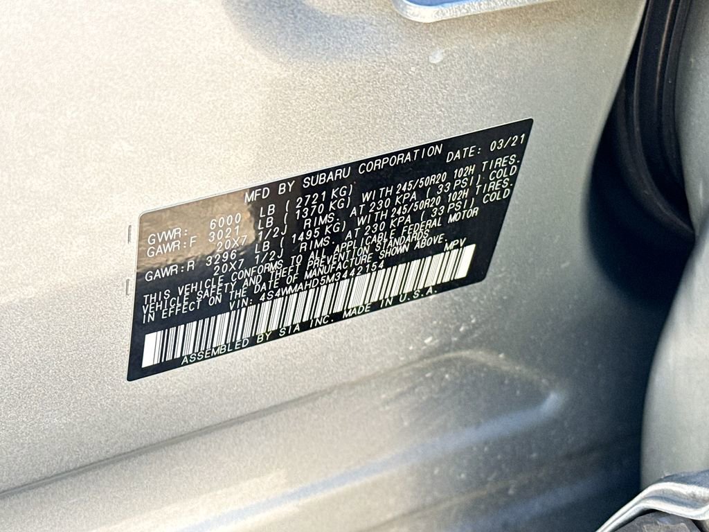 Used 2021 Subaru Ascent Premium w/ Sport Package image 32