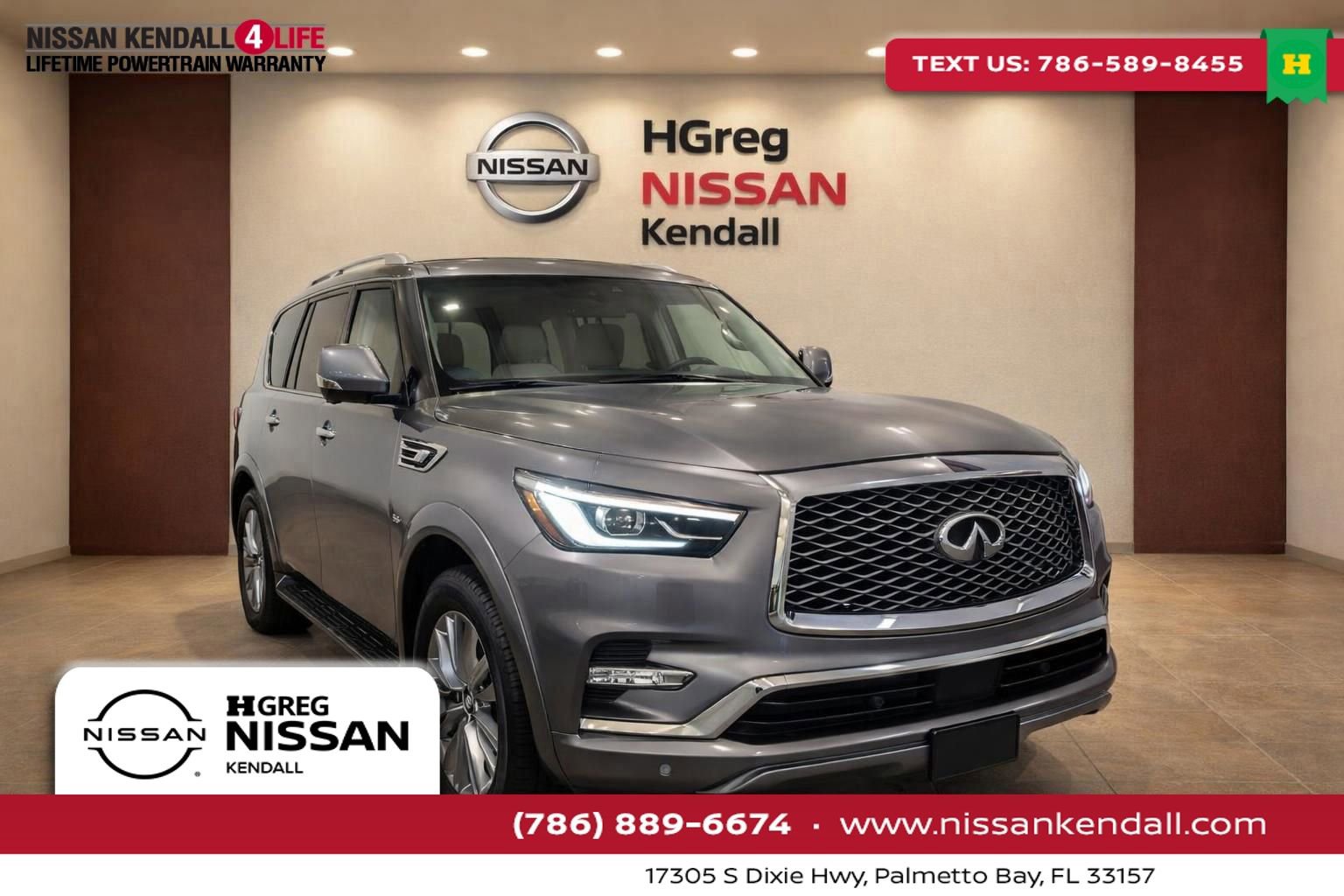 Used 2020 INFINITI QX80 Luxe w/ Proassist Package RWD image 1