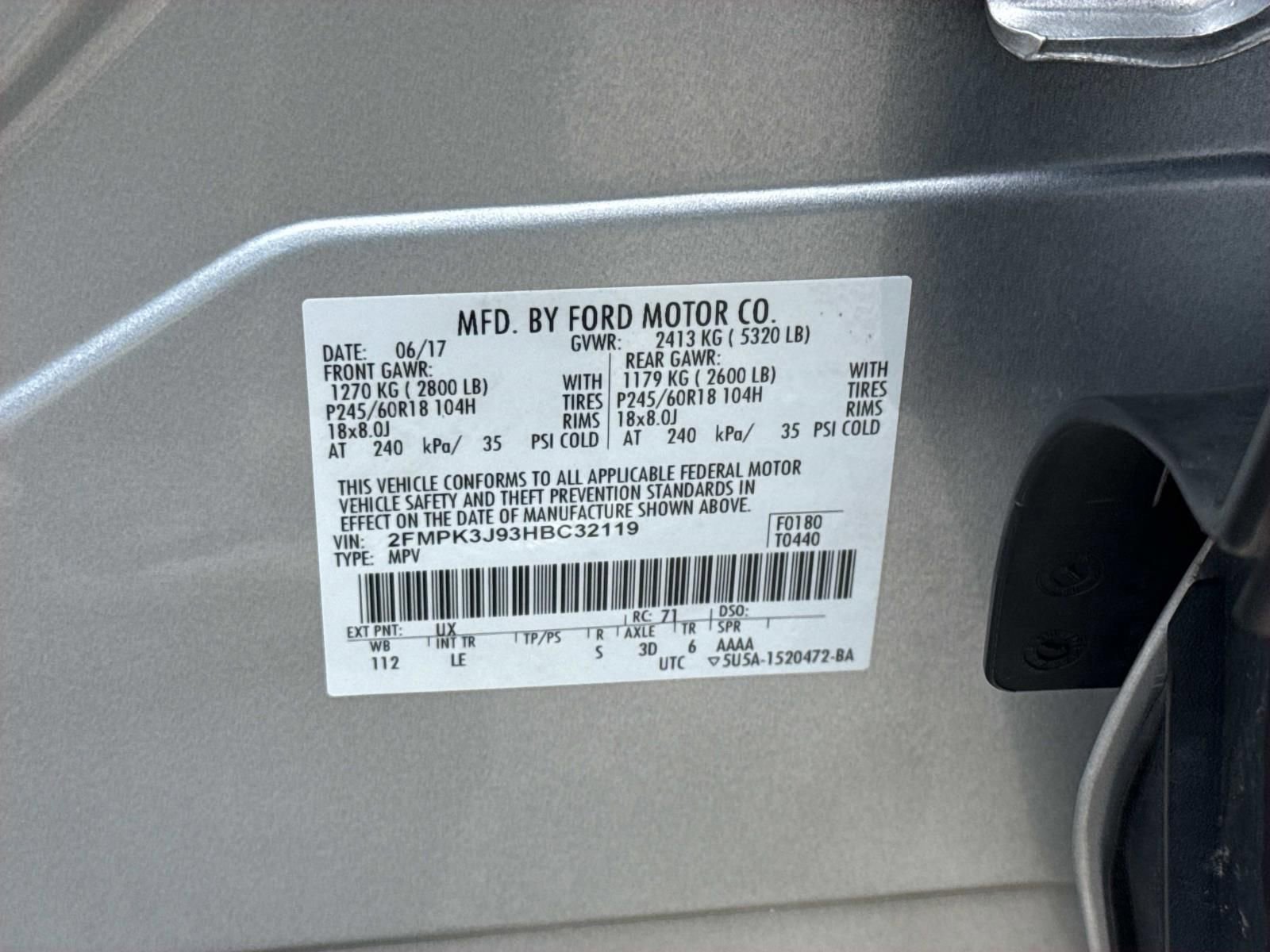 Used 2017 Ford Edge SEL w/ Equipment Group 201A image 30