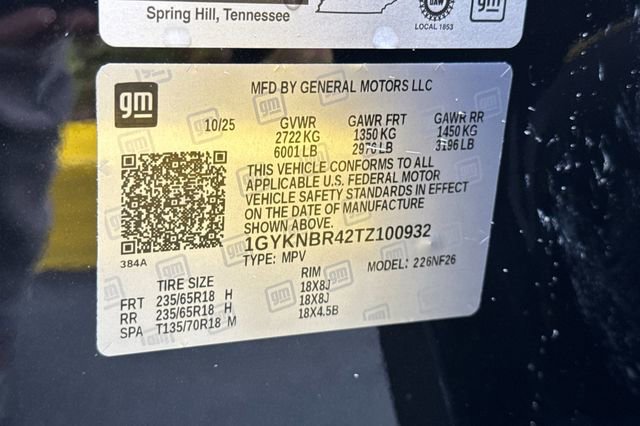 New 2026 Cadillac XT5 Luxury w/ LPO, Floor Liner Package image 28