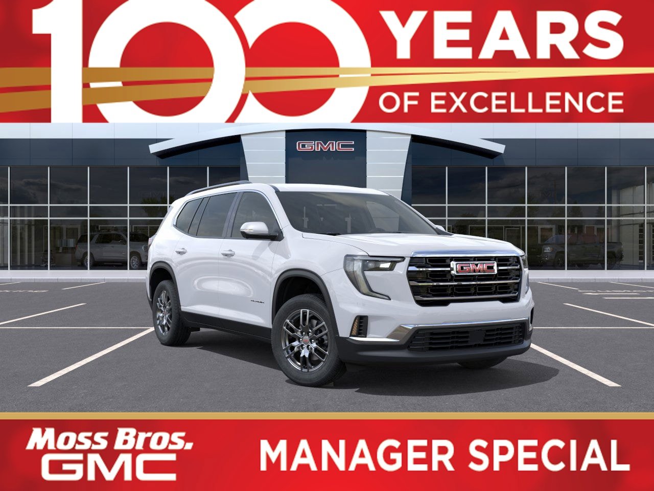 New 2026 GMC Acadia Elevation w/ LPO, Floor Liner Package