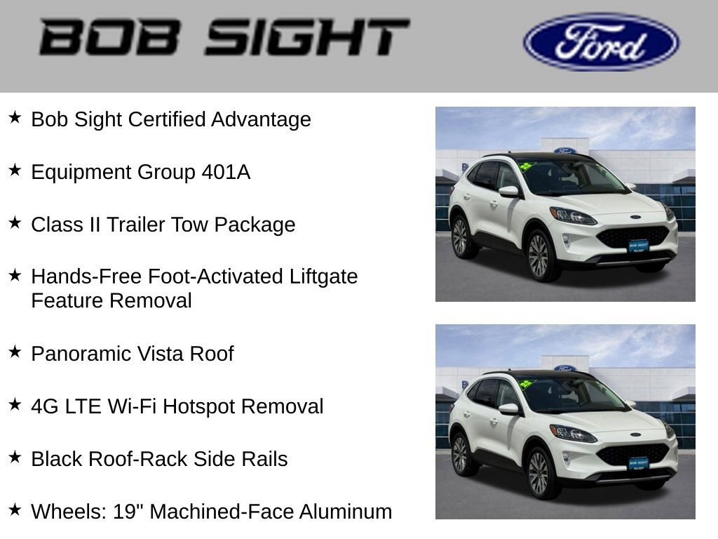 Used 2022 Ford Escape Titanium w/ Class II Trailer Tow Package AWD/4WD video 3