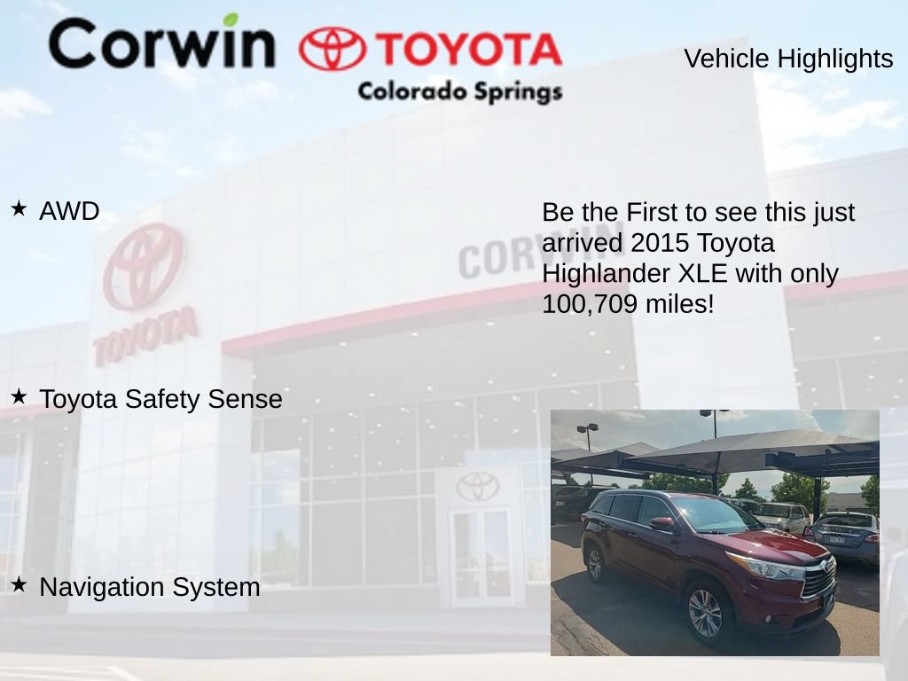 Used 2015 Toyota Highlander XLE AWD/4WD image 4