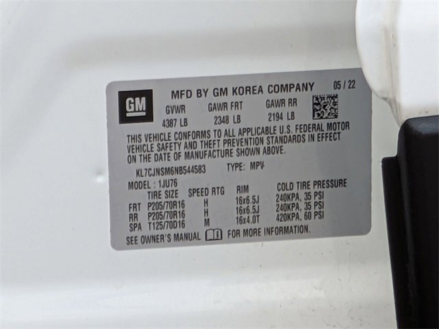 Used 2022 Chevrolet Trax LS w/ Tint and Cruise Package image 26