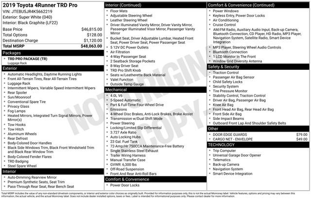 Used 2019 Toyota 4Runner TRD Pro image 19