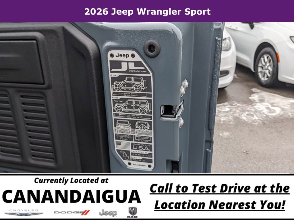New 2026 Jeep Wrangler Unlimited Sport AWD/4WD image 26
