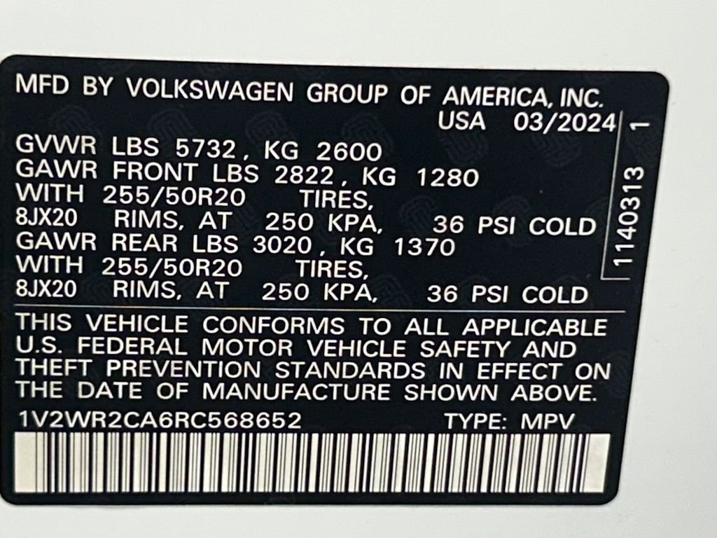 Used 2024 Volkswagen Atlas SE FWD image 19