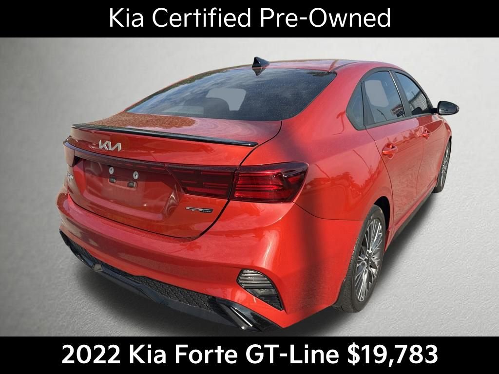 Certified 2022 Kia Forte GT-Line w/ GT-Line Technology Package FWD image 4