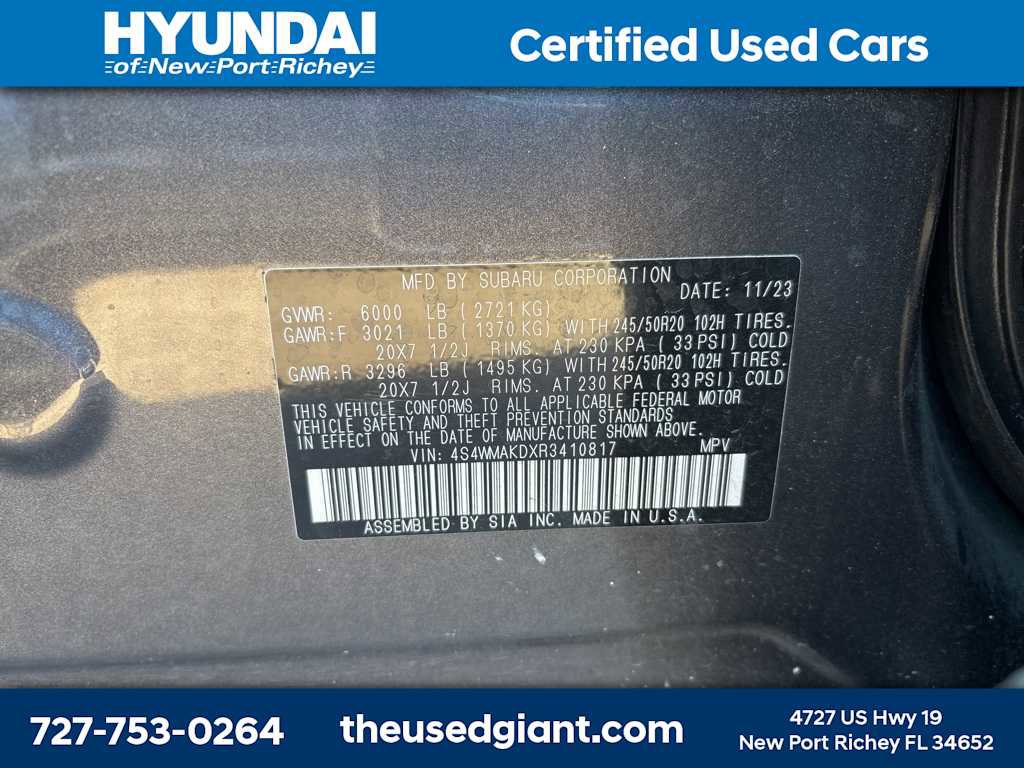 Used 2024 Subaru Ascent Onyx Edition Limited image 16