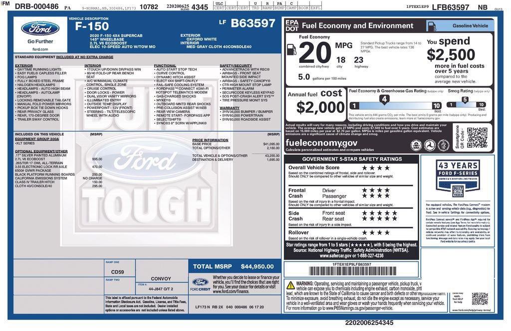 Used 2020 Ford F150 XLT AWD/4WD image 6
