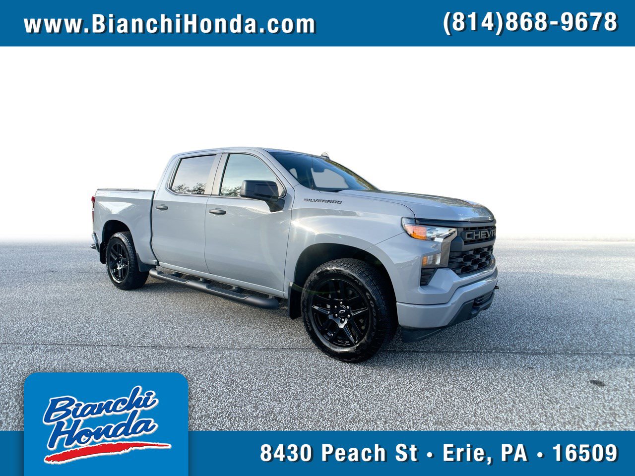 Used 2024 Chevrolet Silverado 1500 Custom w/ Turbomax Blackout Package